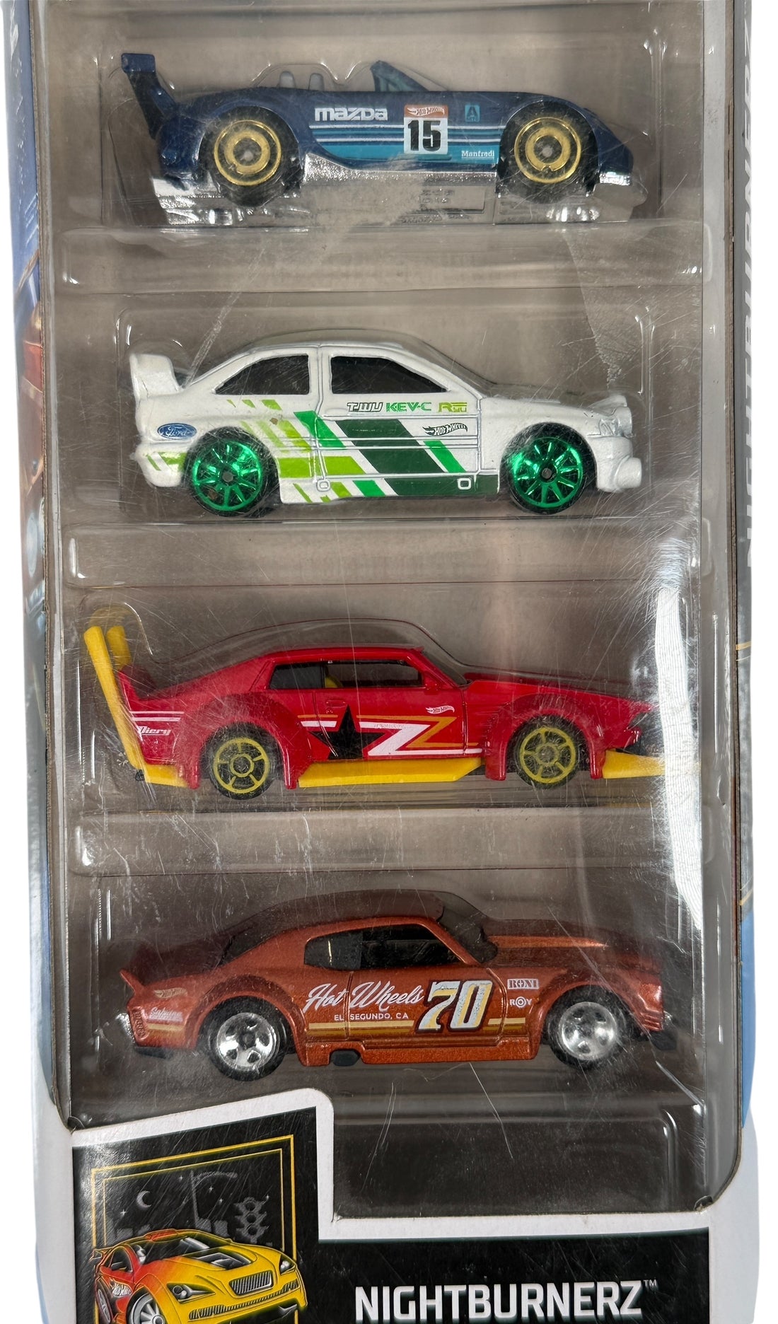 Hot Wheels Nightburnerz 5-Pack – Mint Sealed, JDM Edition 2018