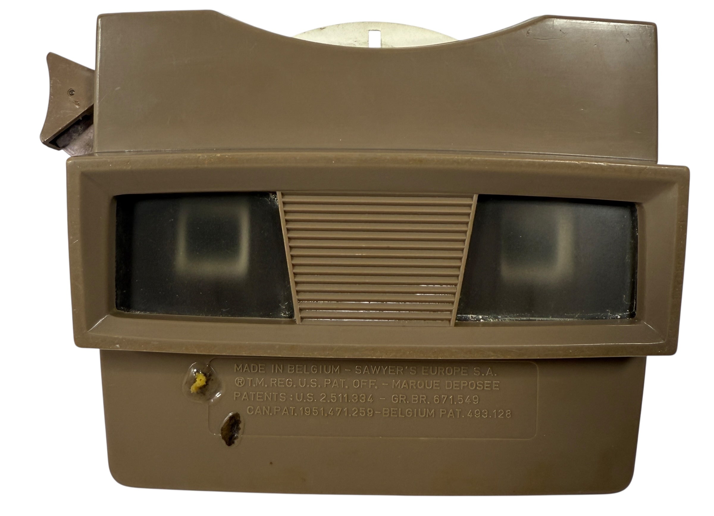 1955 Belgian Model E View-Master – Brown Sawyer’s Stereo Viewer