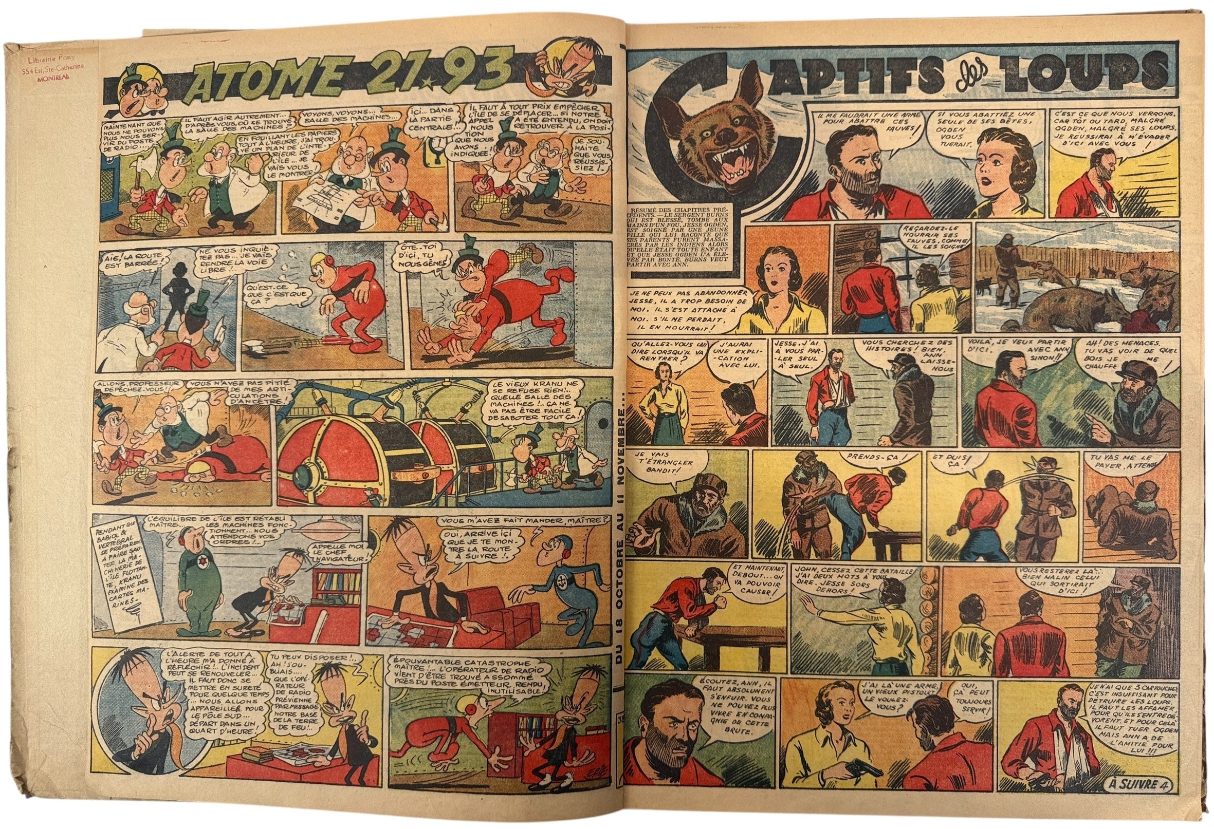 Album Paris Jeunes n°2 – Bande dessinée française vintage 1946-47