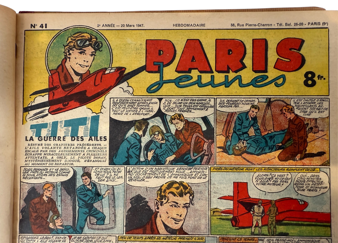 1947 Paris Jeunes Aventures Album n°3 – Le Fantôme du Bengale