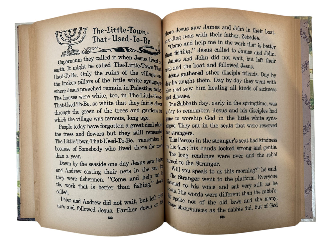 Vintage 1960s Whitman Bedtime Bible Stories – Illustrated