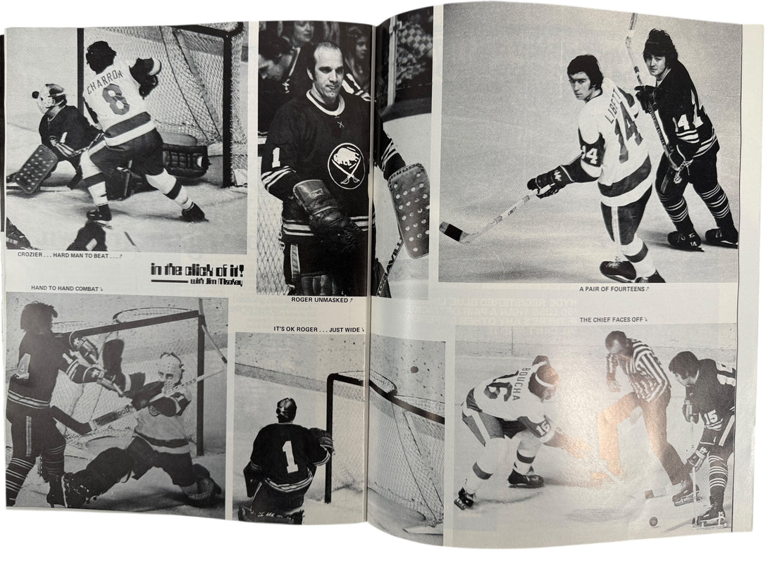 1973 NHL Goal Magazine – Red Wings vs Sabres, Dec 31
