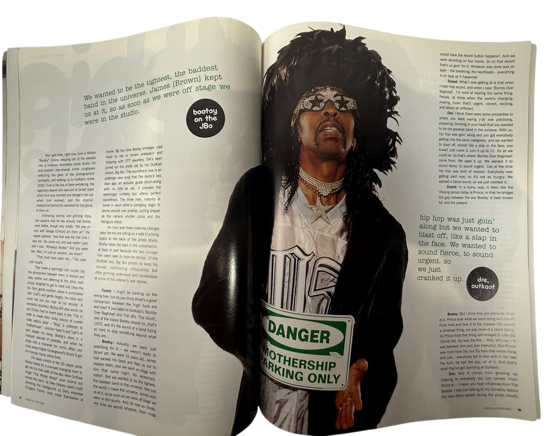 Dazed & Confused Issue 85 – Jan 2002 Outkast Bootsy Factory