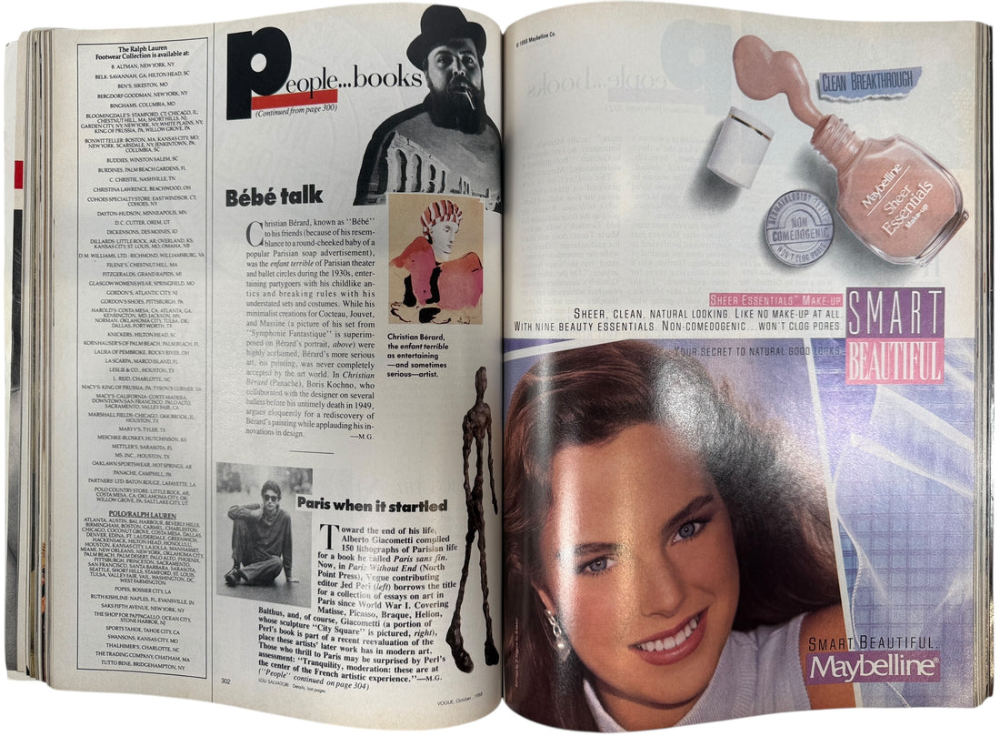 1988 Vogue October – Kara Young Cover “Super Beauty” Issue