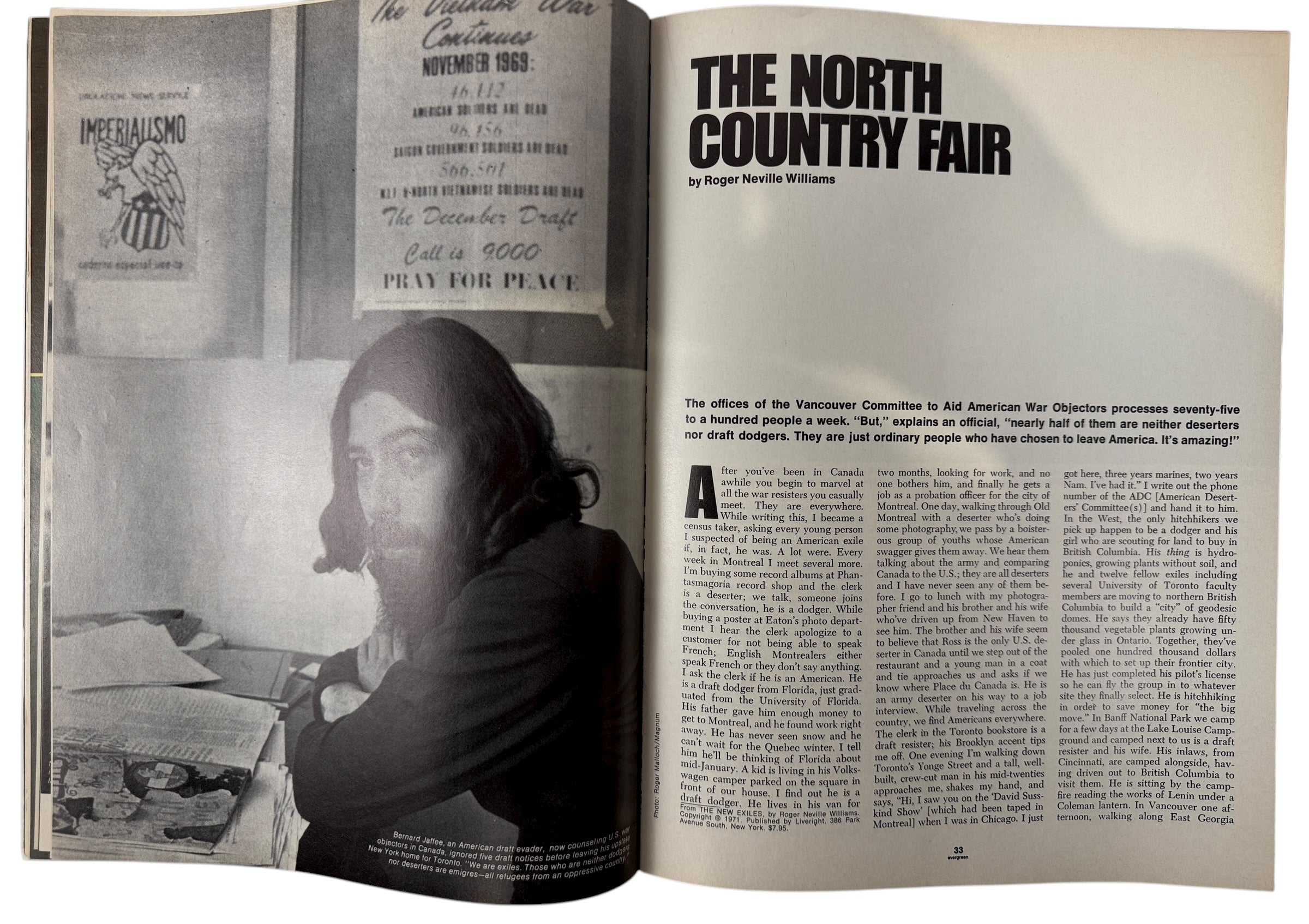 Evergreen Review Magazine July 1971 #91 – Bernadette Devlin Interview, Avant-Garde Politics Culture