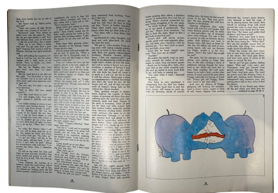 Evergreen Review Magazine #93 October 1971 Germaine Greer, Feminism Literature 70s