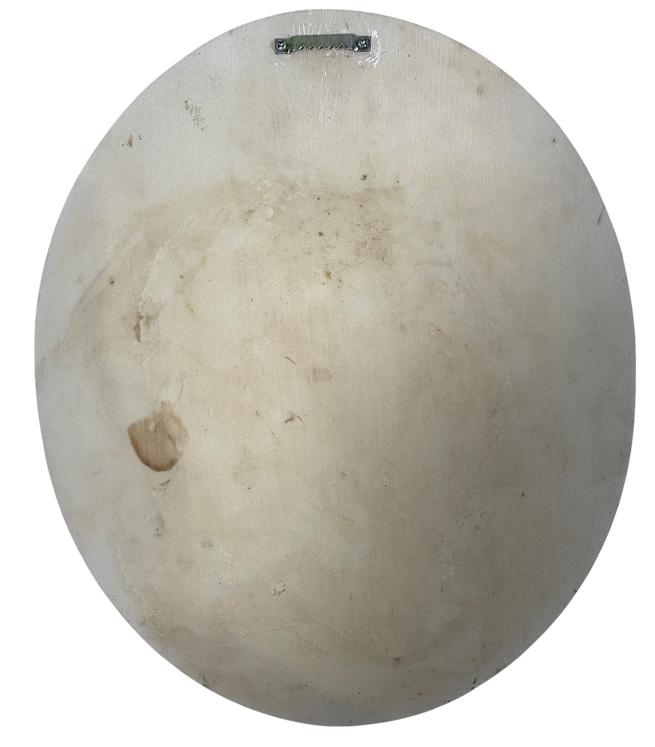 Vintage High-Relief Wall Plaque – Romantic Couple Scene (13.5”)