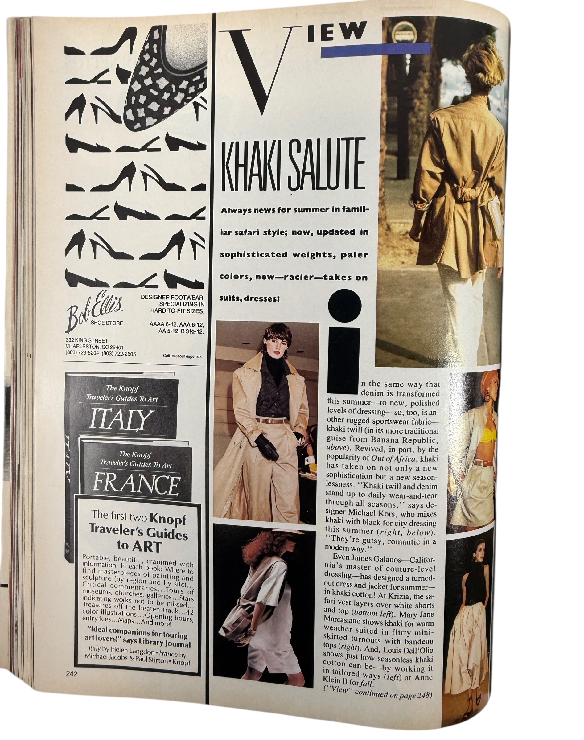 Vogue, mai 1986, Paulina Porizkova, magazine de mode vintage