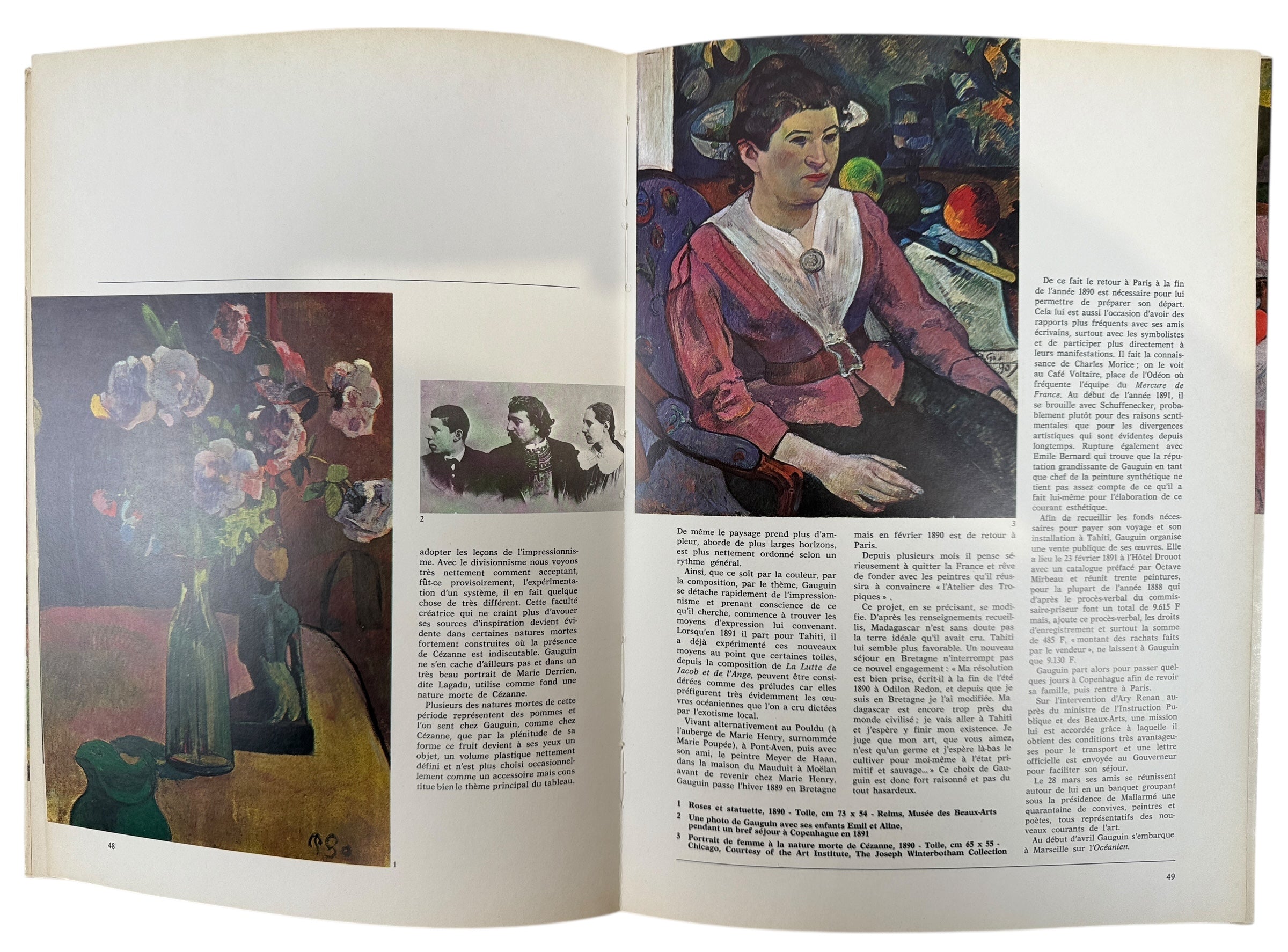 Vintage Gauguin Art Book – Les Impressionnistes Raymond Cogniat