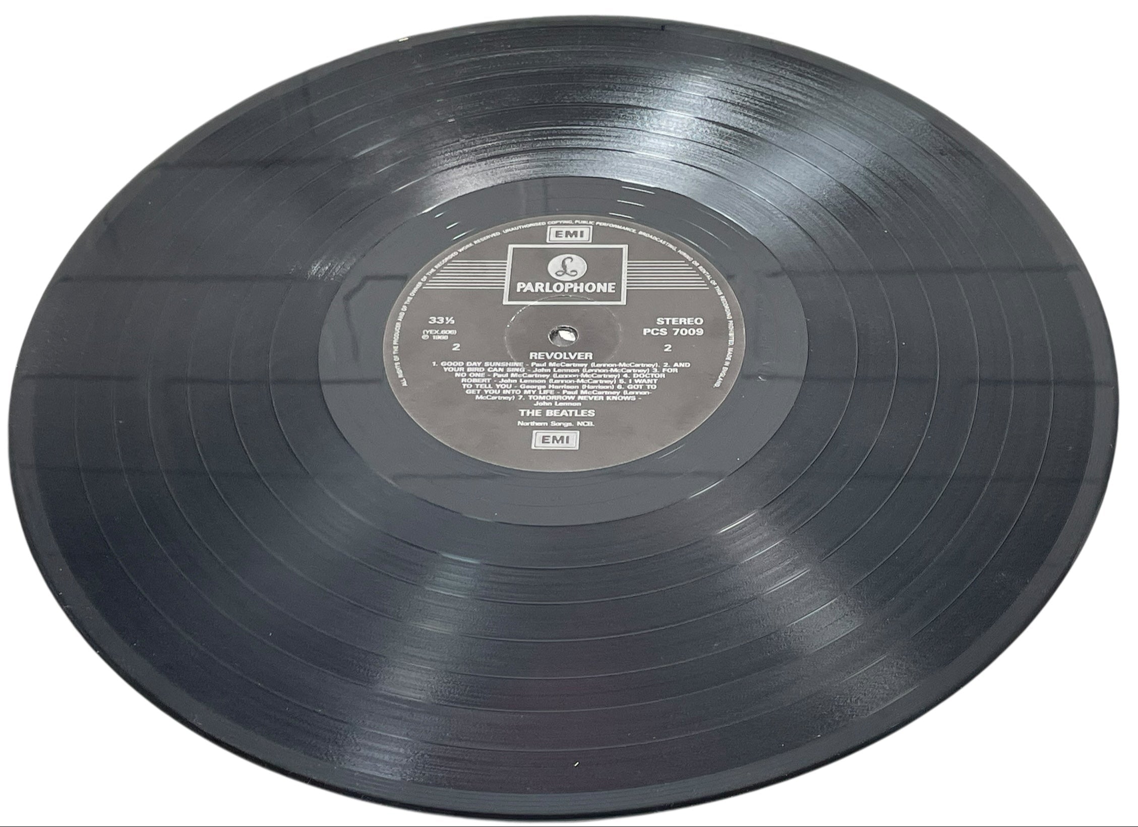 The Beatles – Revolver (UK PCS 7009, F Cover/G Vinyl) Couverture endommagée, Parlophone