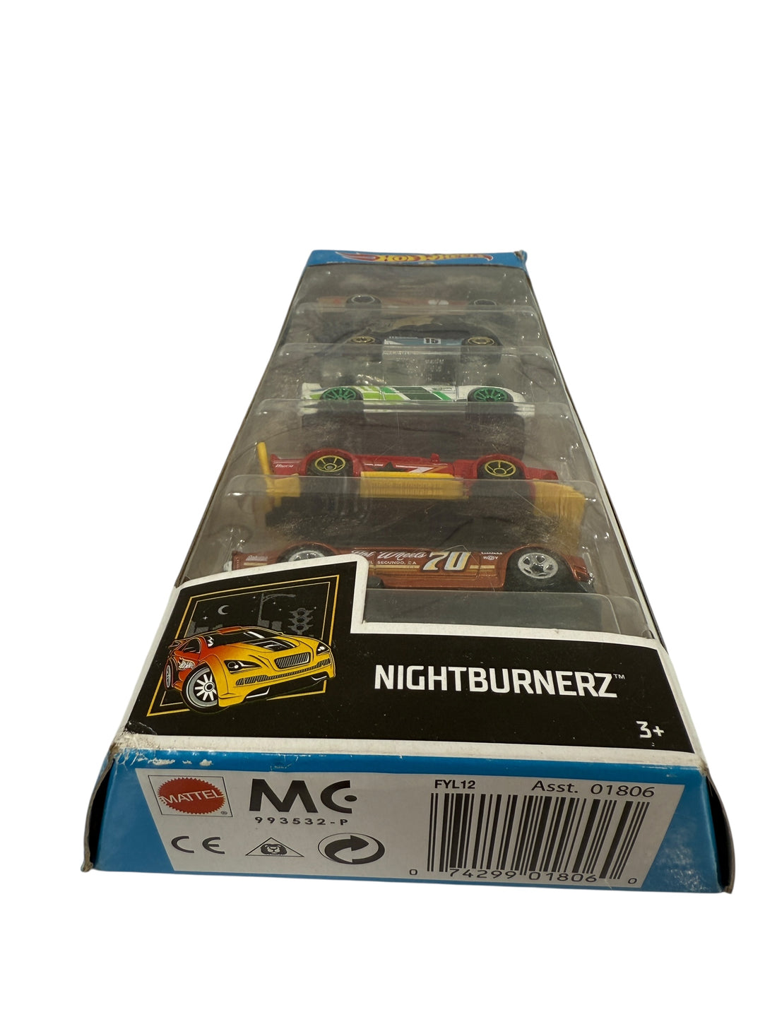 Hot Wheels Nightburnerz 5-Pack – Mint Sealed, JDM Edition 2018