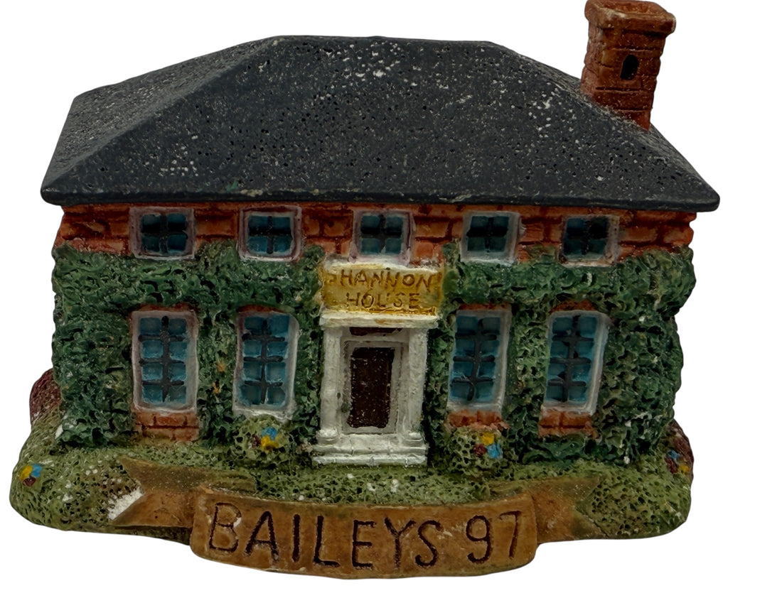Maisons de village miniatures vintage Bailey's – Ensemble complet de 12 cottages en résine de collection (1995-1997)