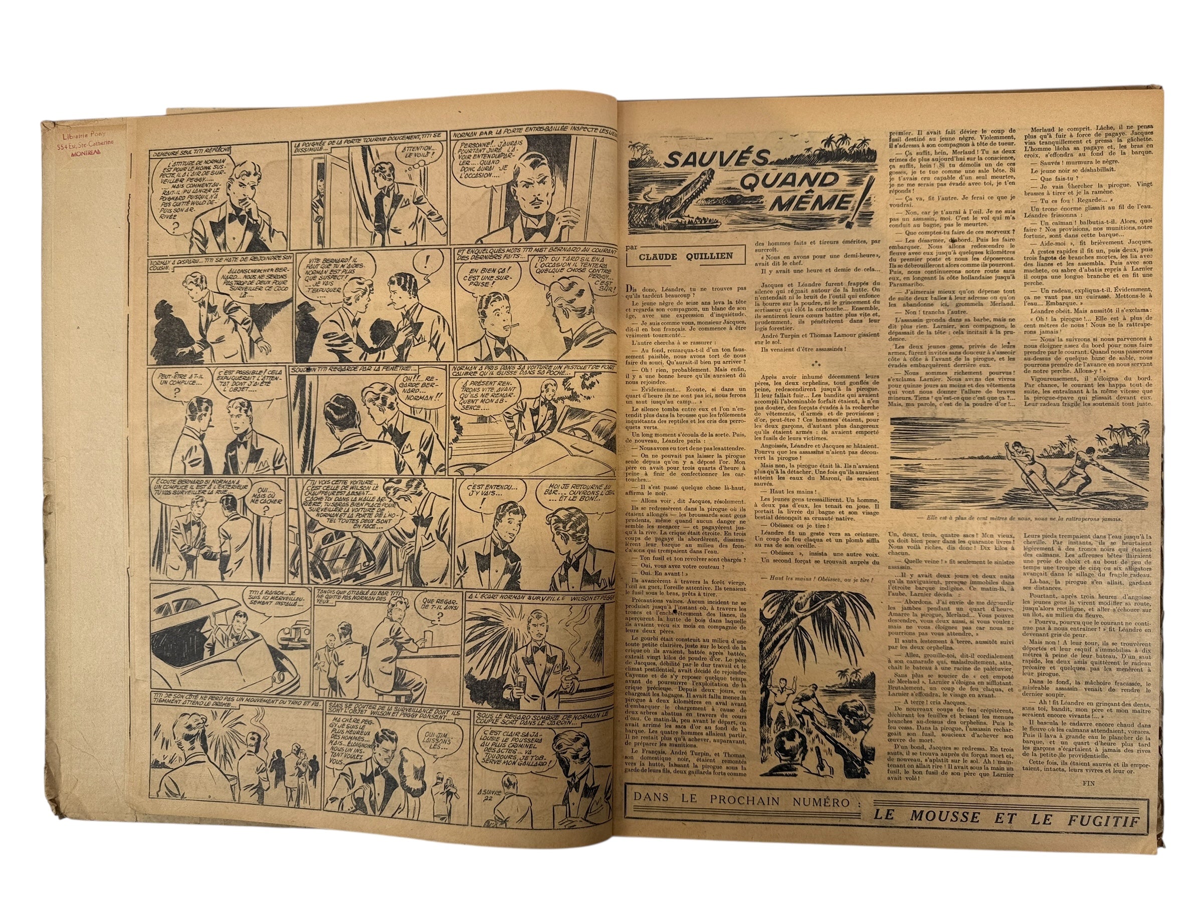 Album Paris Jeunes n°2 – Bande dessinée française vintage 1946-47