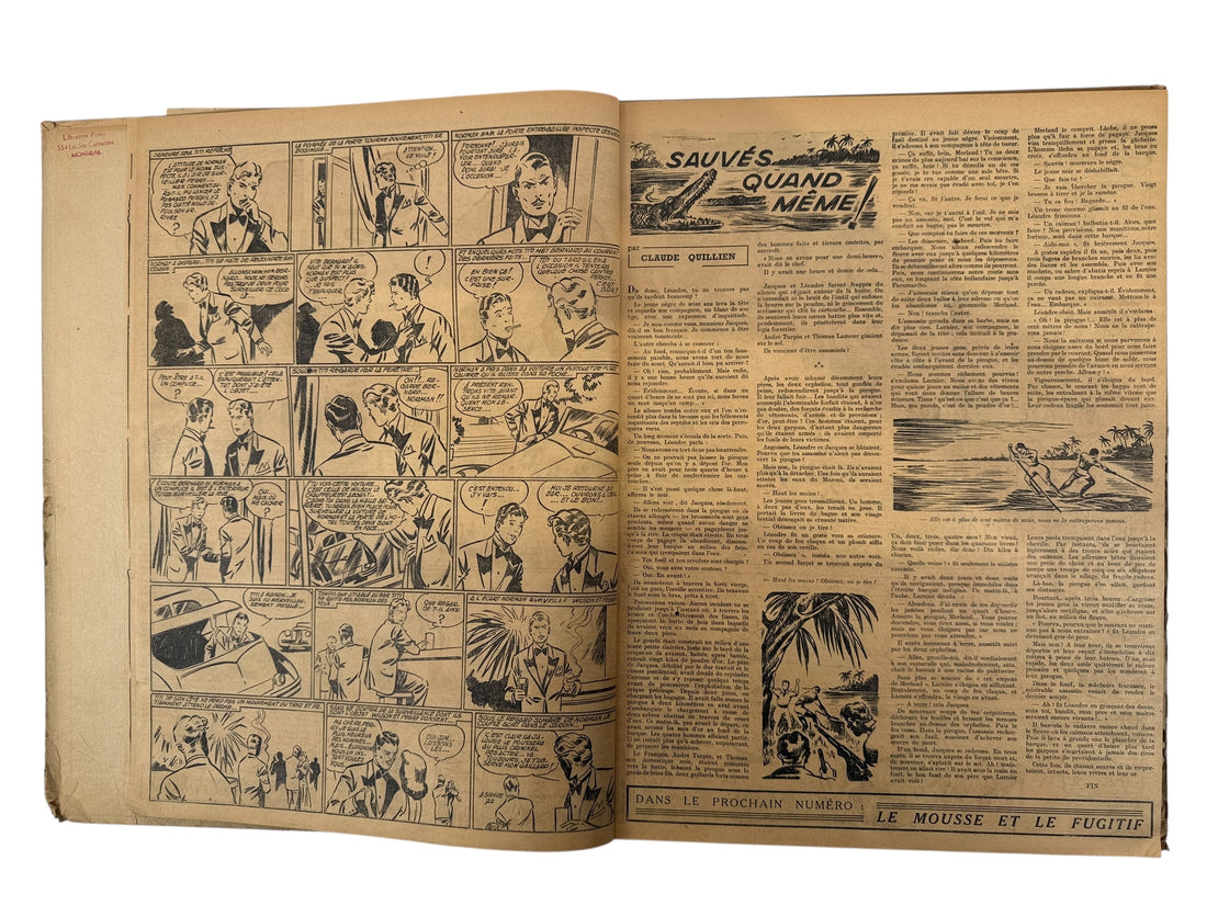 Album Paris Jeunes n°2 – Bande dessinée française vintage 1946-47