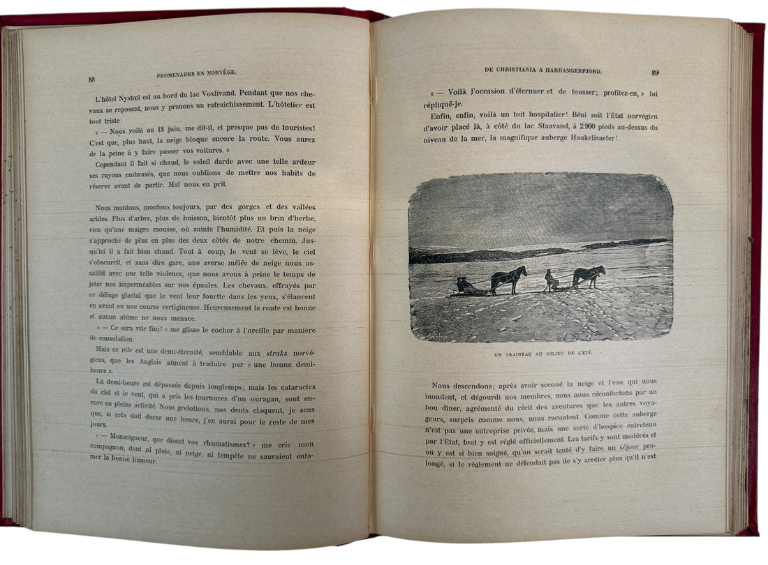 Promenades en Norvège – Livre de voyage illustré Fallize des années 1890