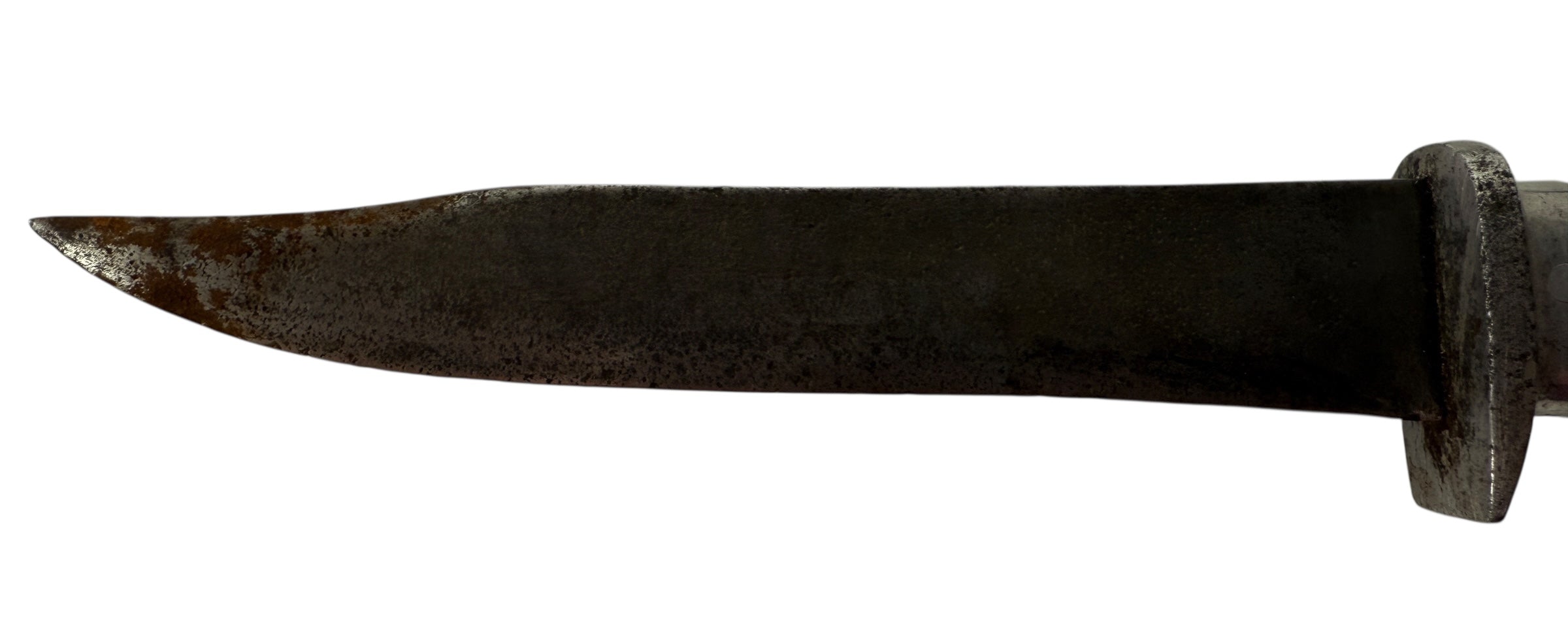 Vintage Fixed Blade Hunting Knife – 10.5” Overall, 6.5” Blade, Mixed Material Handle with Sheath