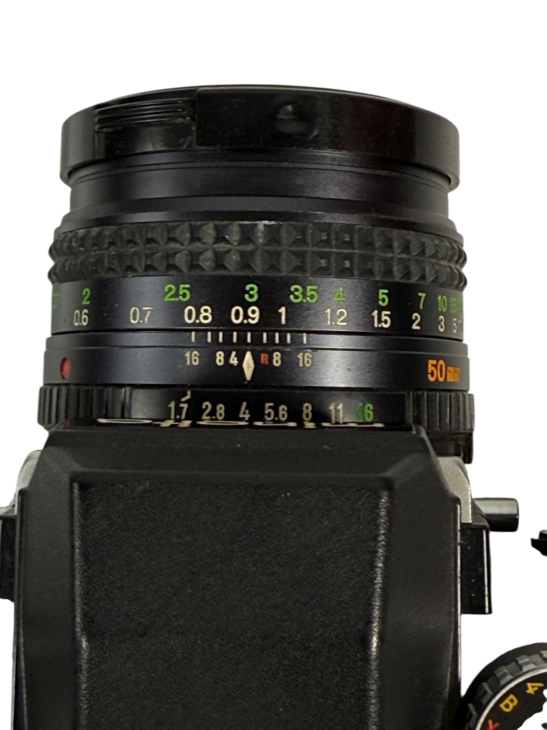 Minolta XE-5 35mm SLR Film Camera with Promaster 50mm f/1.7 Lens – AS-IS