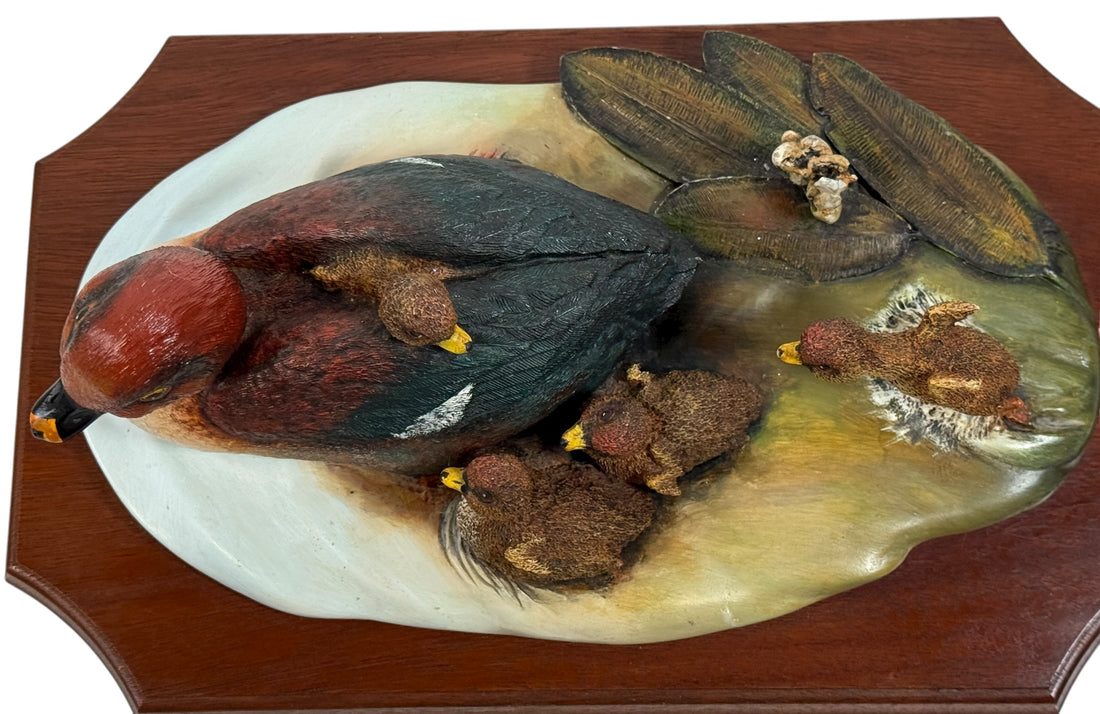 Bossons Crown Collection – “First Outing” Golden Eye Ducks (1980) Hand-Painted. #42