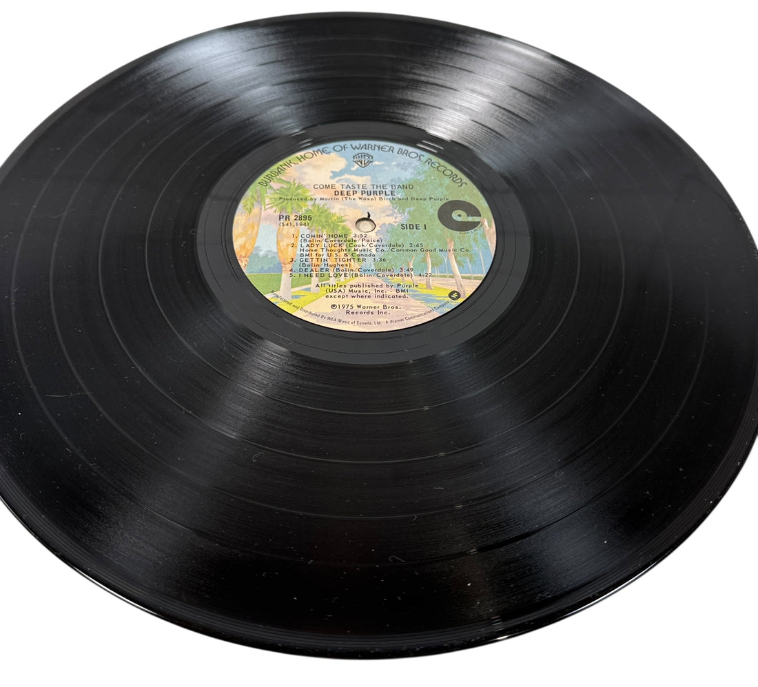 1975 Deep Purple Come Taste the Band Vinyl LP Warner Bros