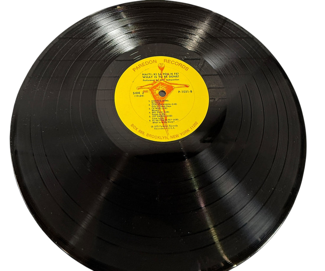 1975 Haitian Protest Folk Vinyl – Atis Indepandan Paredon LP