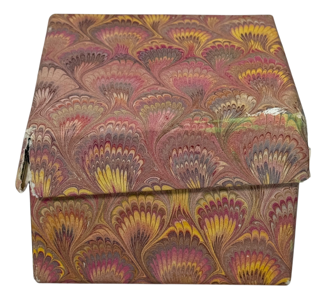 Vintage Whiting & Davis Gold-Tone Mesh Double Picture Frame w/ Box