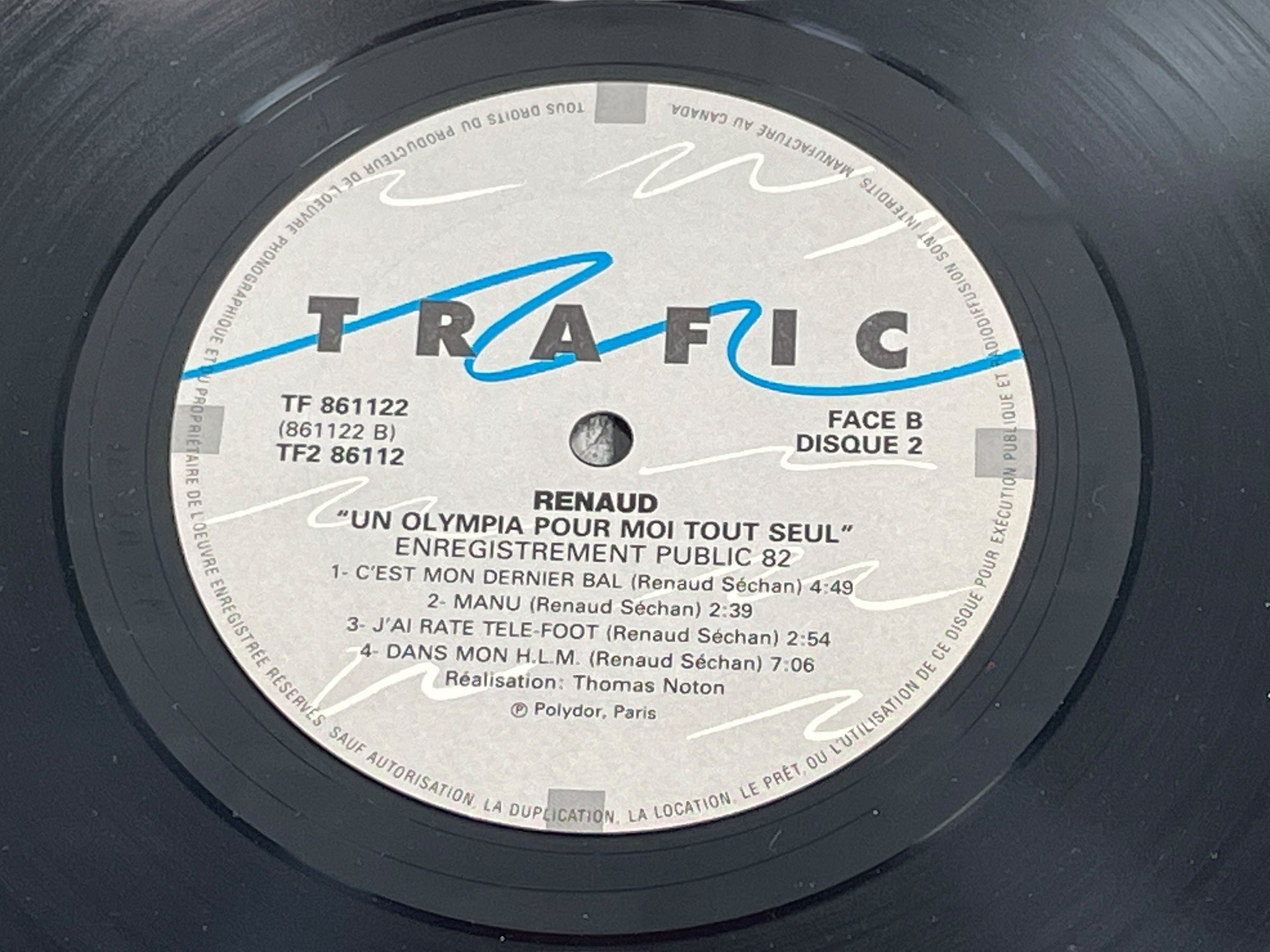 Renaud – Un Olympia Pour Moi Tout Seul (1982, 2xLP Gatefold)