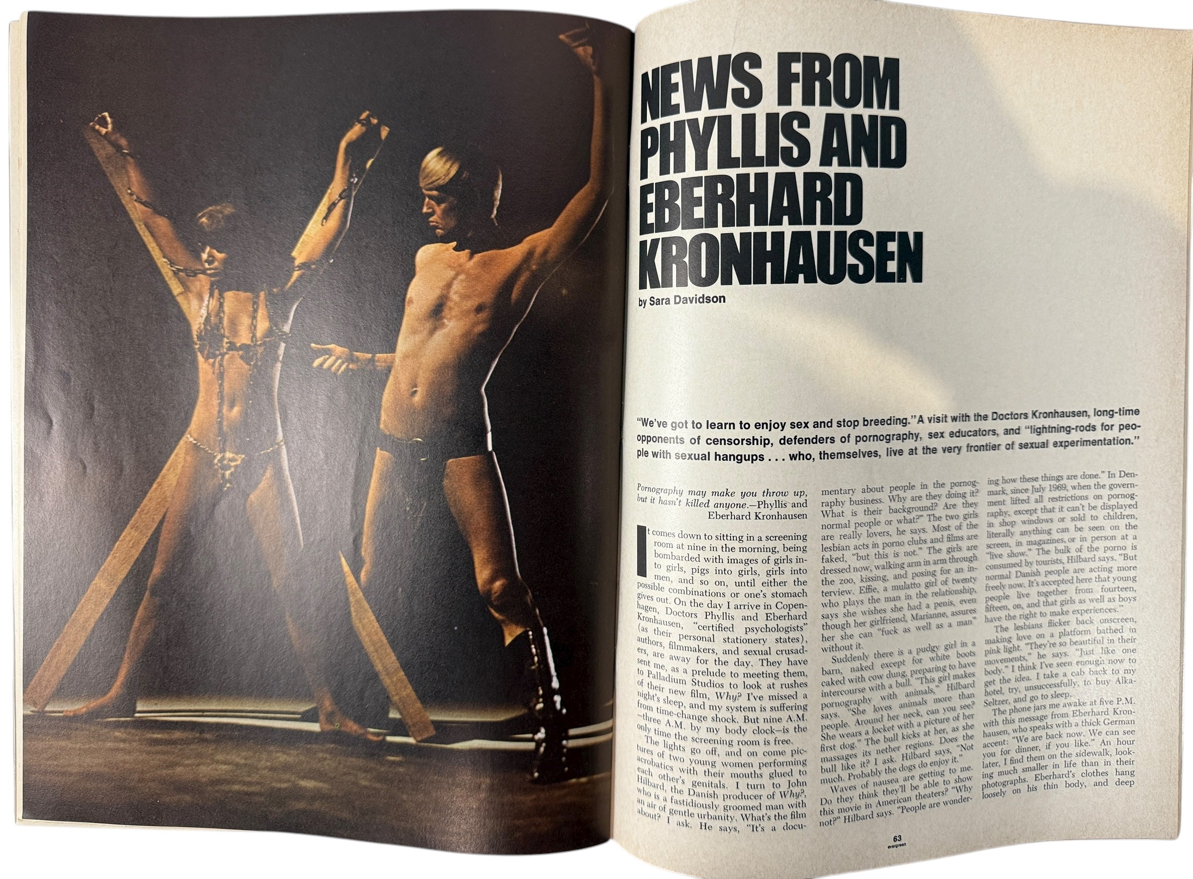 Evergreen Review Magazine July 1971 #91 – Bernadette Devlin Interview, Avant-Garde Politics Culture