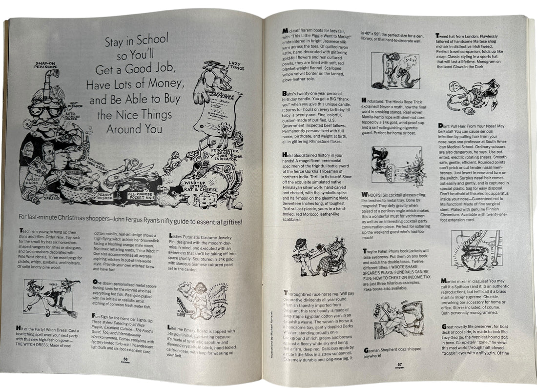 Evergreen Review, December 1970, George Adams Cover Issue No.85