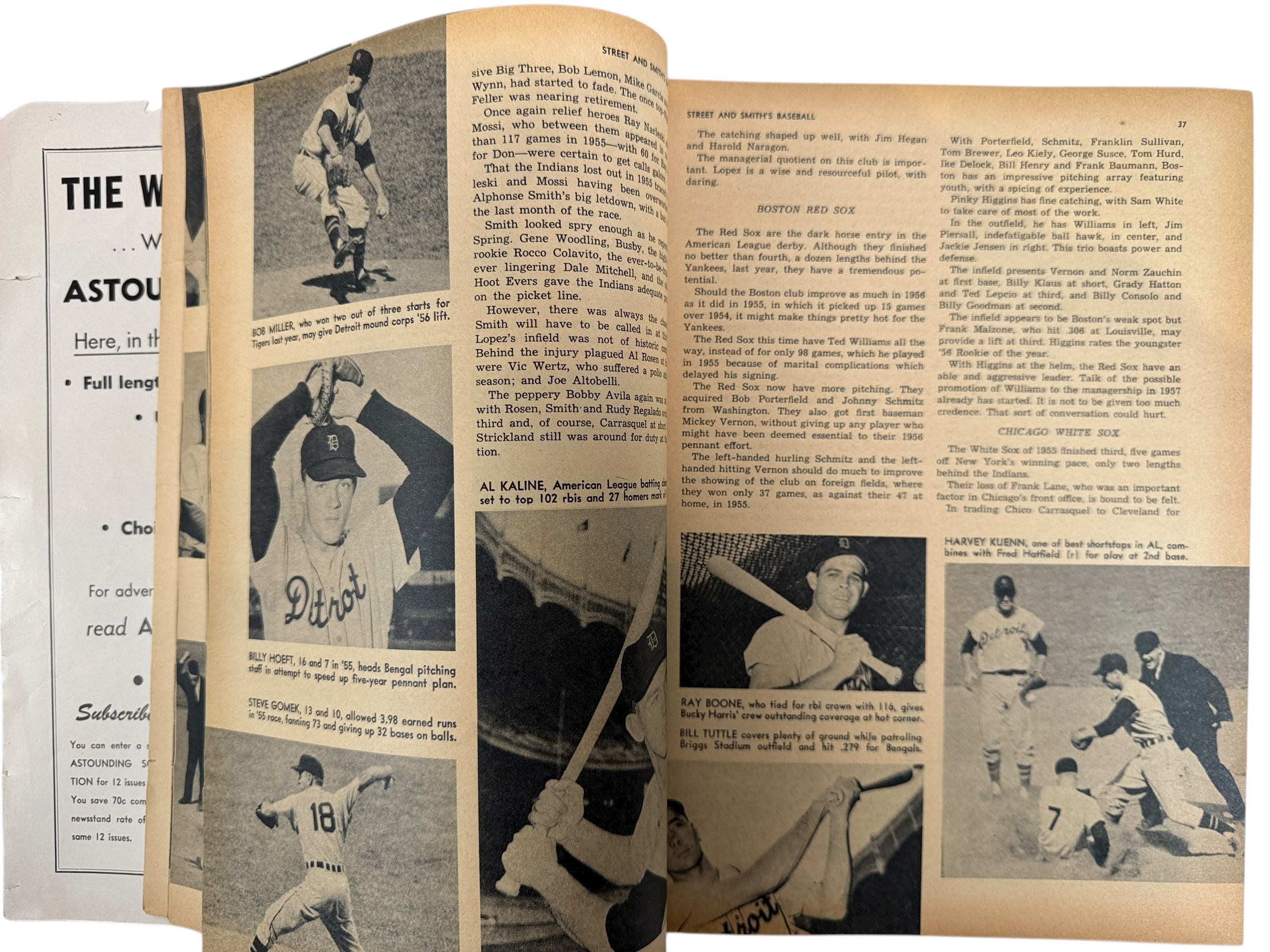 1956 Street &amp; Smith Baseball Yearbook with Duke Snider and Mickey Mantle cover, rosters, stats, and vintage MLB features. Classic 1950s baseball collectible.