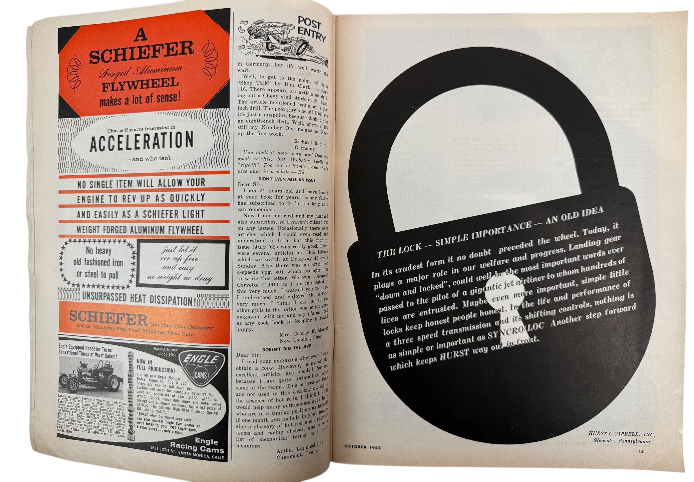 1962 Hot Rod Magazine Lot Aug & Oct – Tony Nancy Dragster & ’63 Corvette