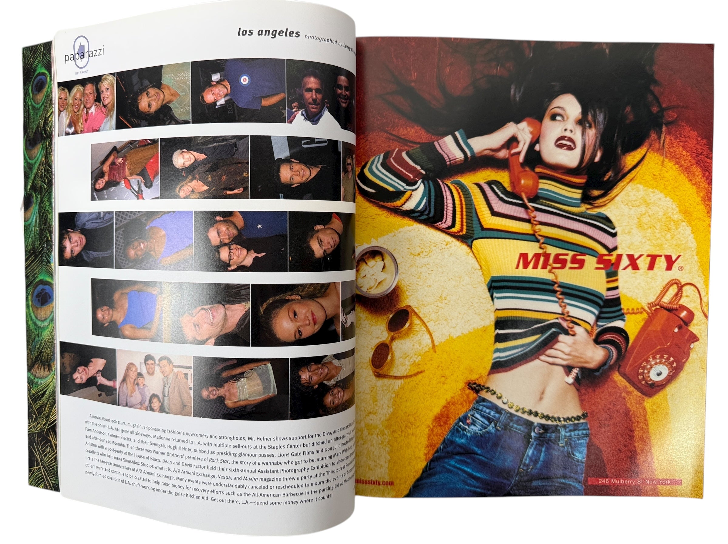 Flaunt Magazine Nov 2001 , Drew Barrymore , “Peace” #29