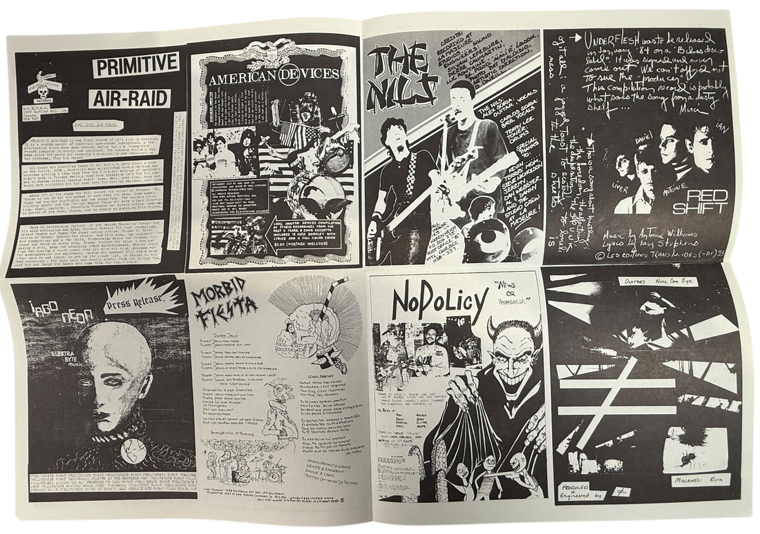 Primitive Air-Raid – Montreal Punk Compilation 1984 LPm NM Album - NM Cover