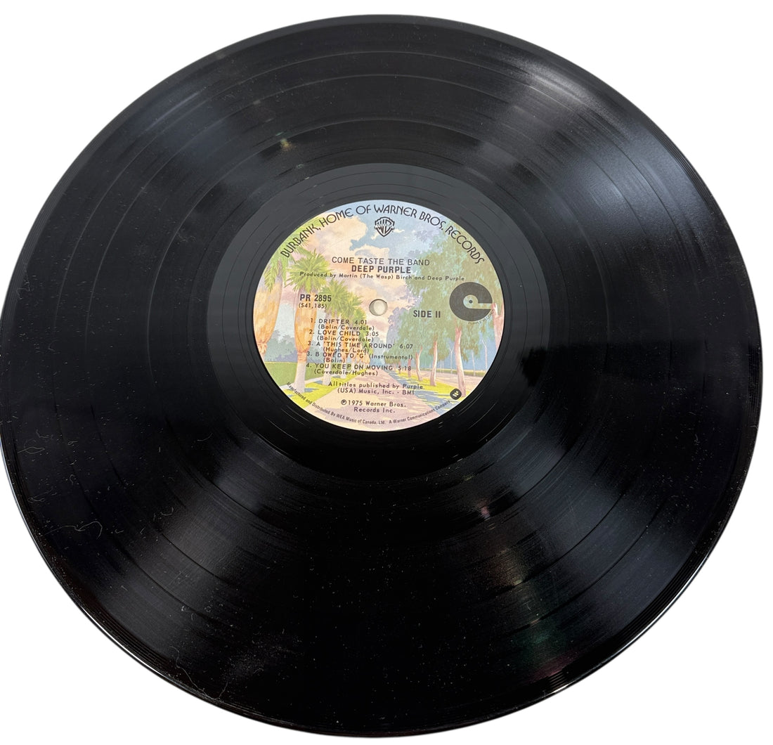 1975 Deep Purple Come Taste the Band Vinyl LP Warner Bros