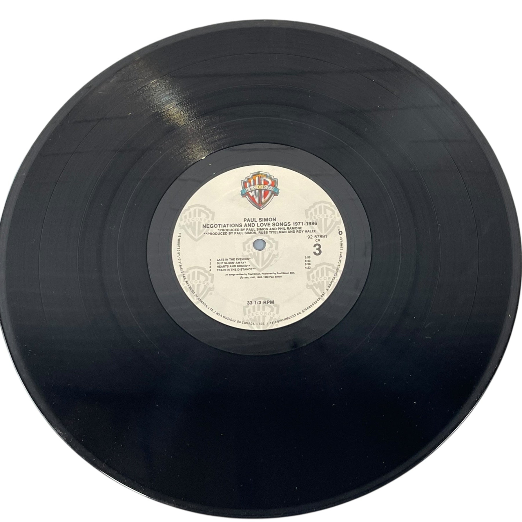 Paul Simon 2LP – Negotiations & Love Songs (1988 Canada) Cover: M - Album: NM