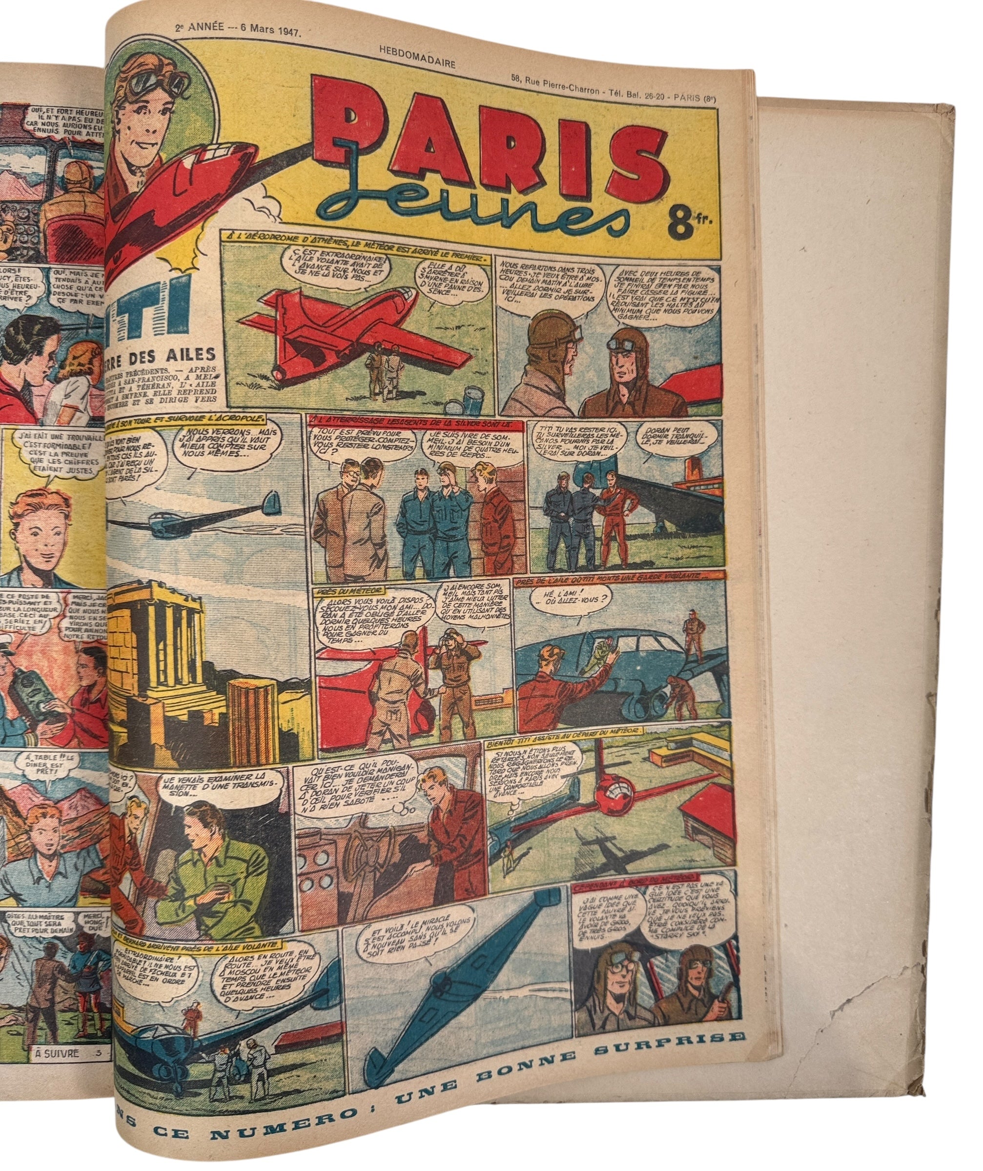 Album Paris Jeunes n°2 – Bande dessinée française vintage 1946-47