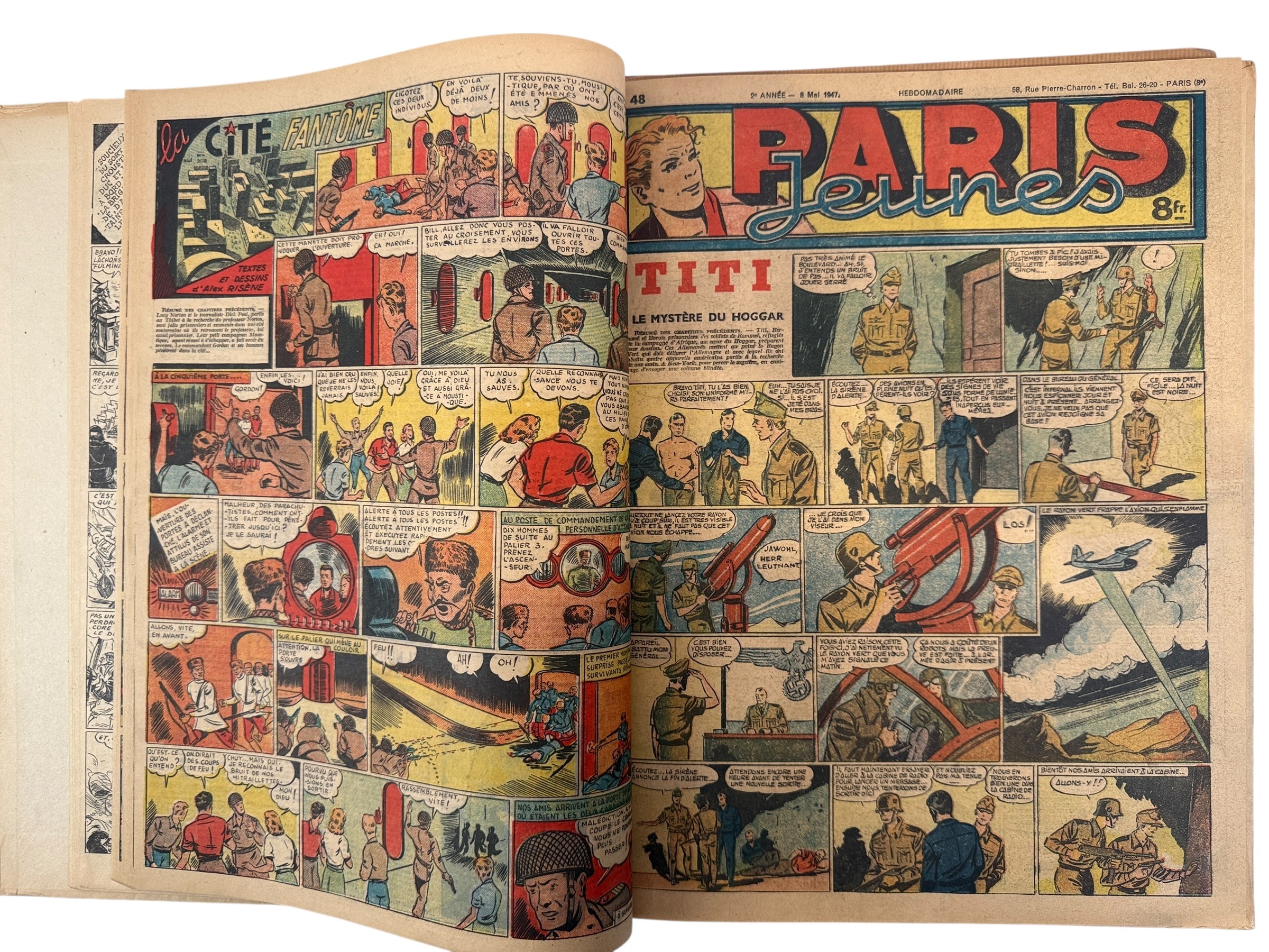 1947 Paris Jeunes Aventures Album n°3 – Le Fantôme du Bengale