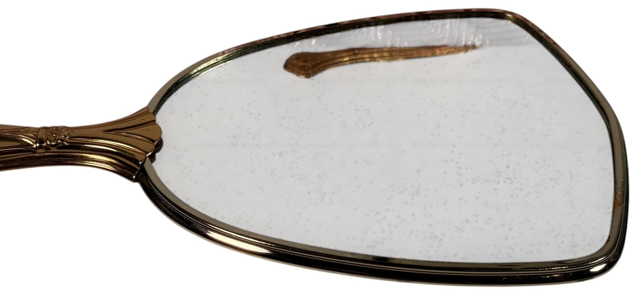 Vintage Claude Vanity Set – 3-Piece Mirror, Brush & Comb – Original Pink Satin Box (c.1950s–60s)