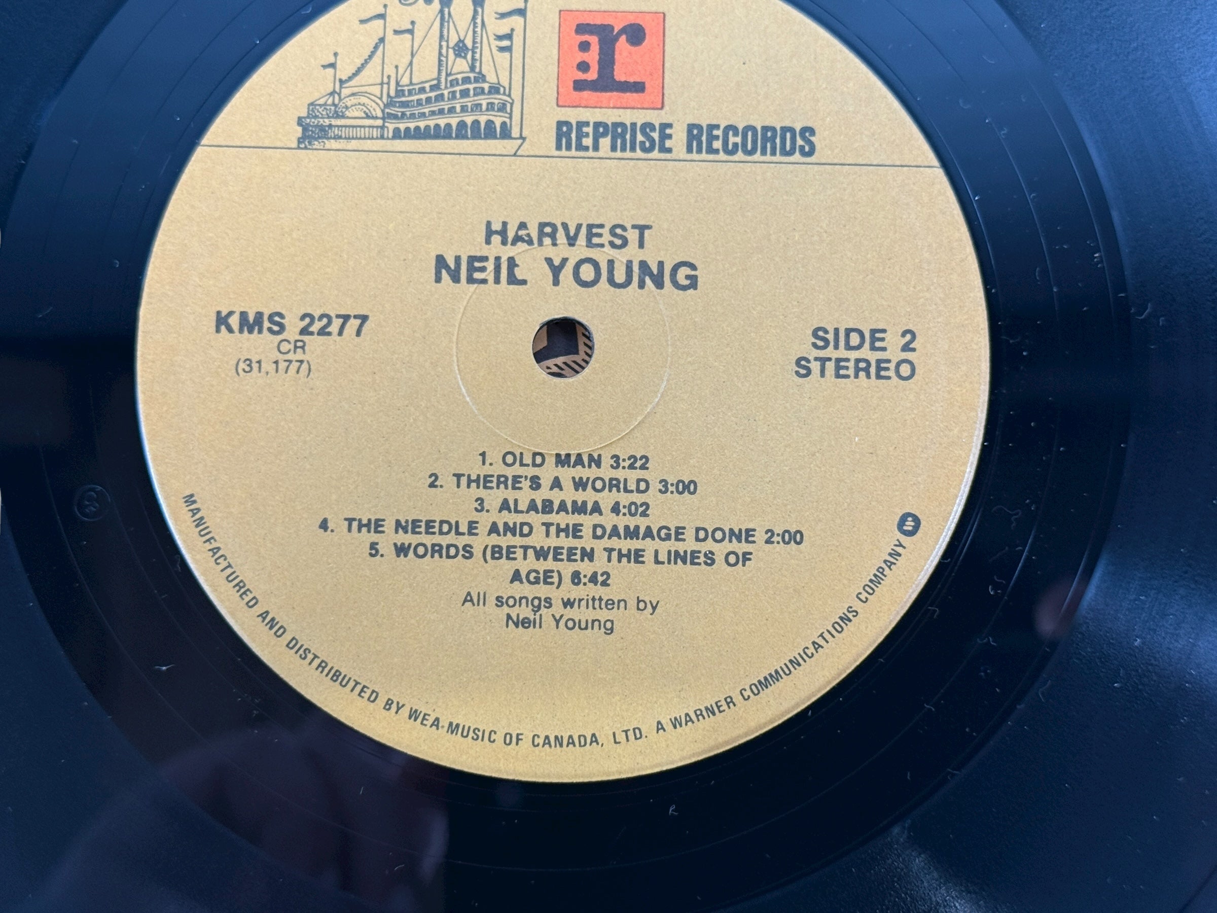 Neil Young – Harvest LP 1972 Reprise KMS 2277 Canada, M, NM