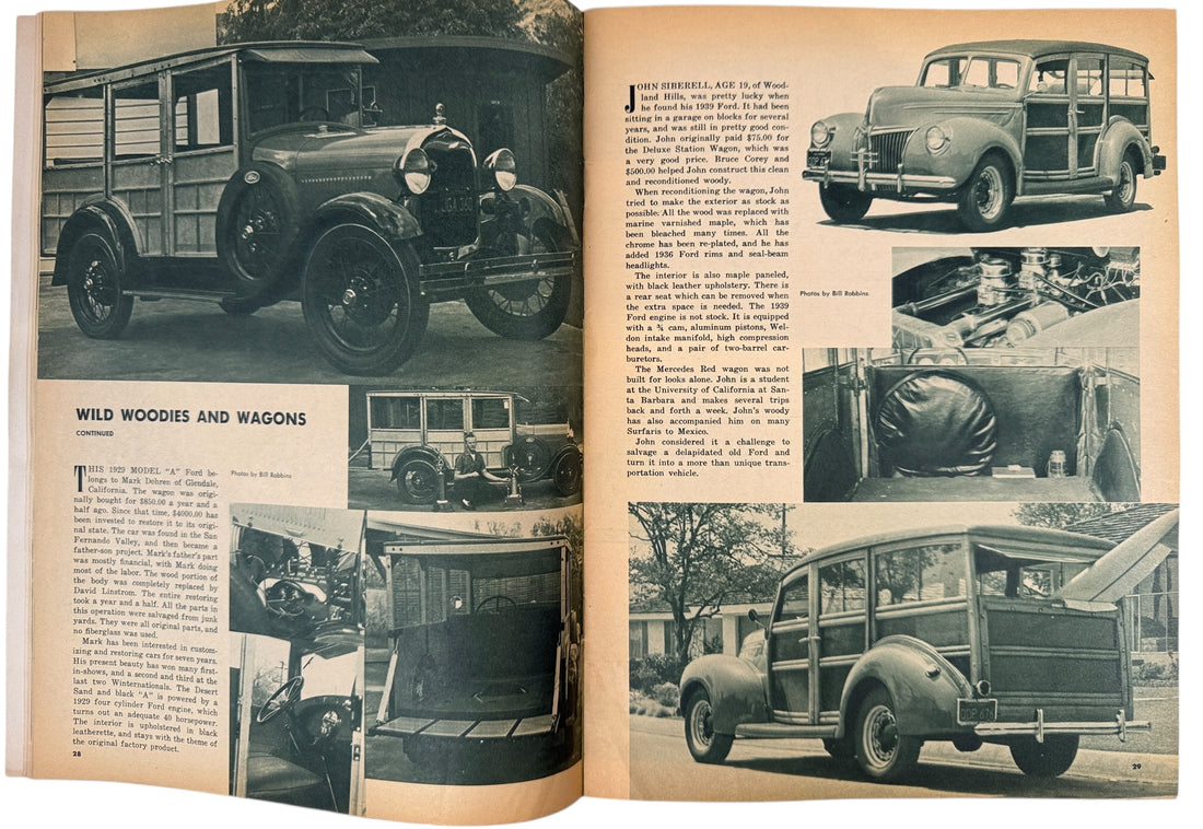 1962 & 1963 Car Craft Magazines – Customs & Surf Wagons