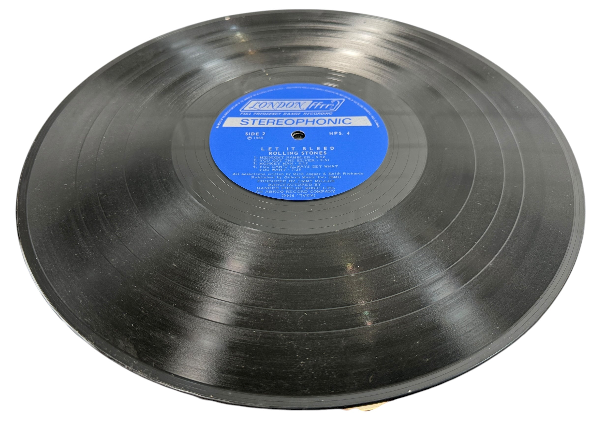 Rolling Stones Let It Bleed 1969 Canadian London NPS-4 LP