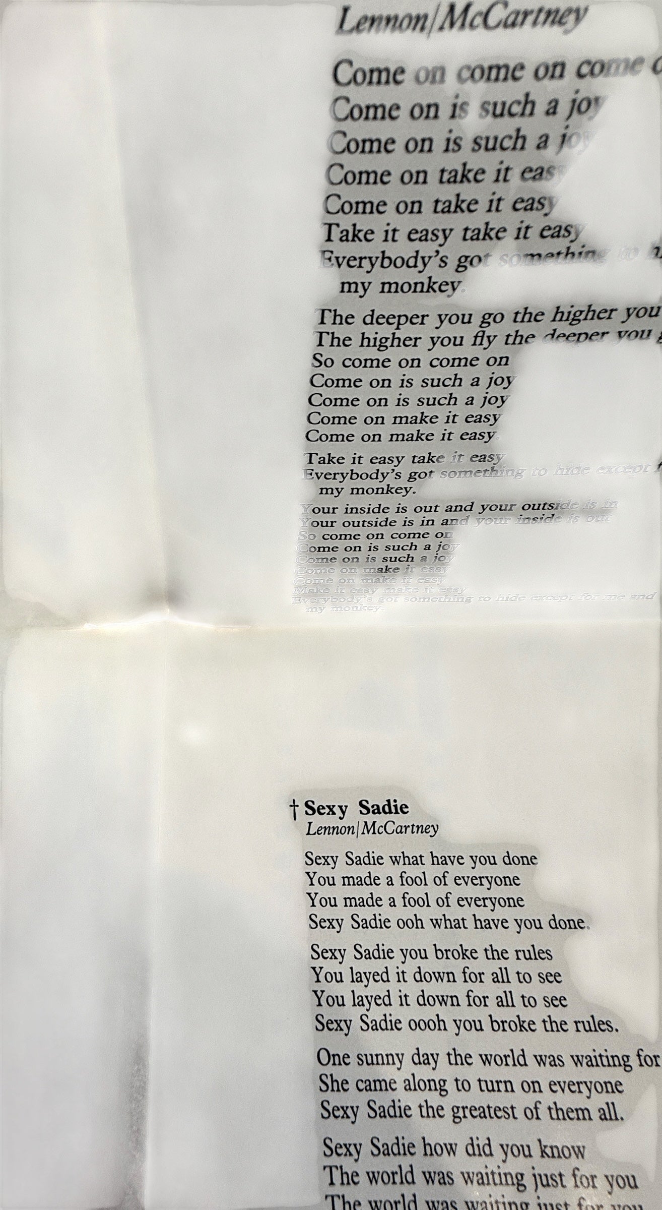 The Beatles – White Album 2×LP Complete Set – Canadian Capitol Pressing SWBO-101, Cover: G , Albums, NM.