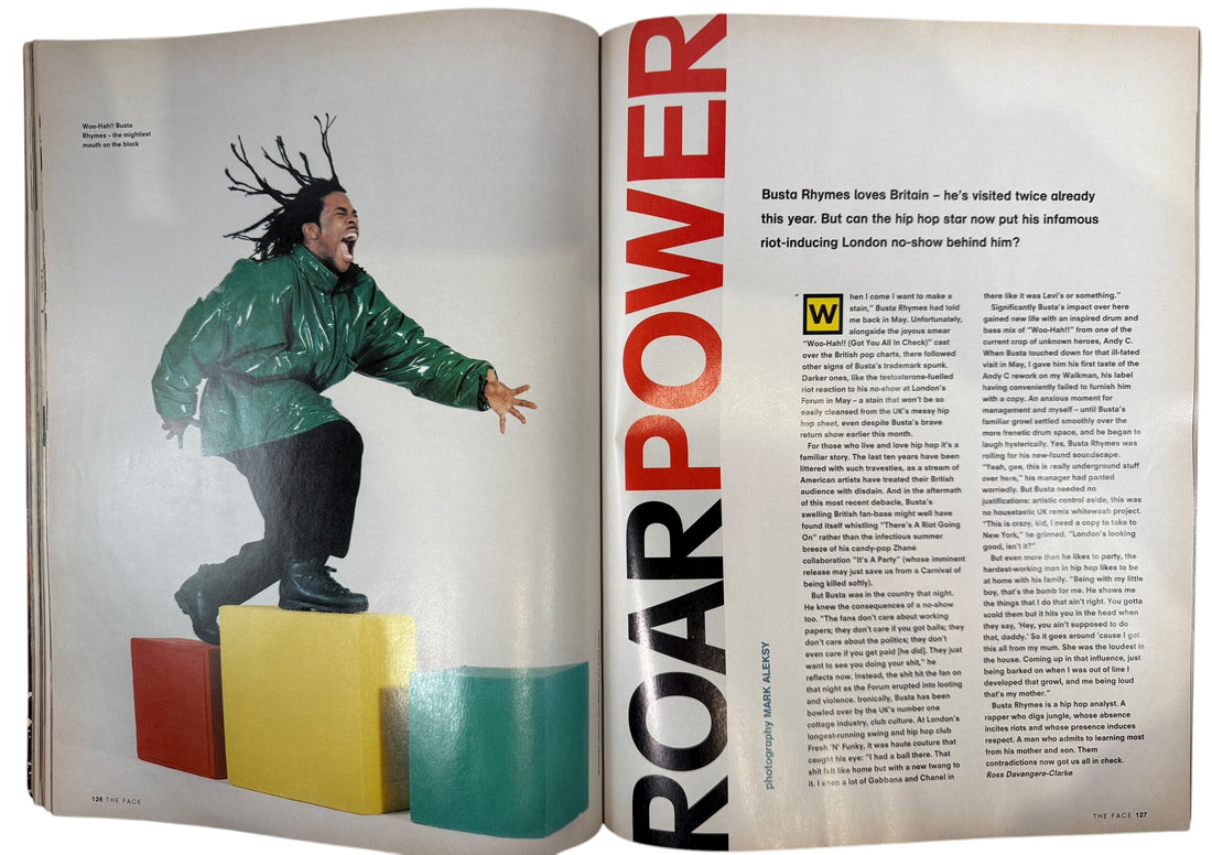 The Face Magazine August 1996 Tribal Gathering, No. 95. Volume 2