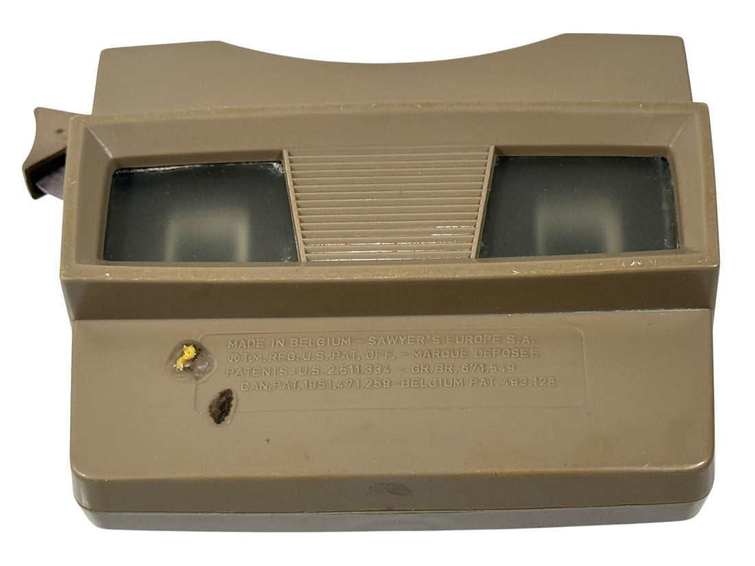 1955 Belgian Model E View-Master – Brown Sawyer’s Stereo Viewer