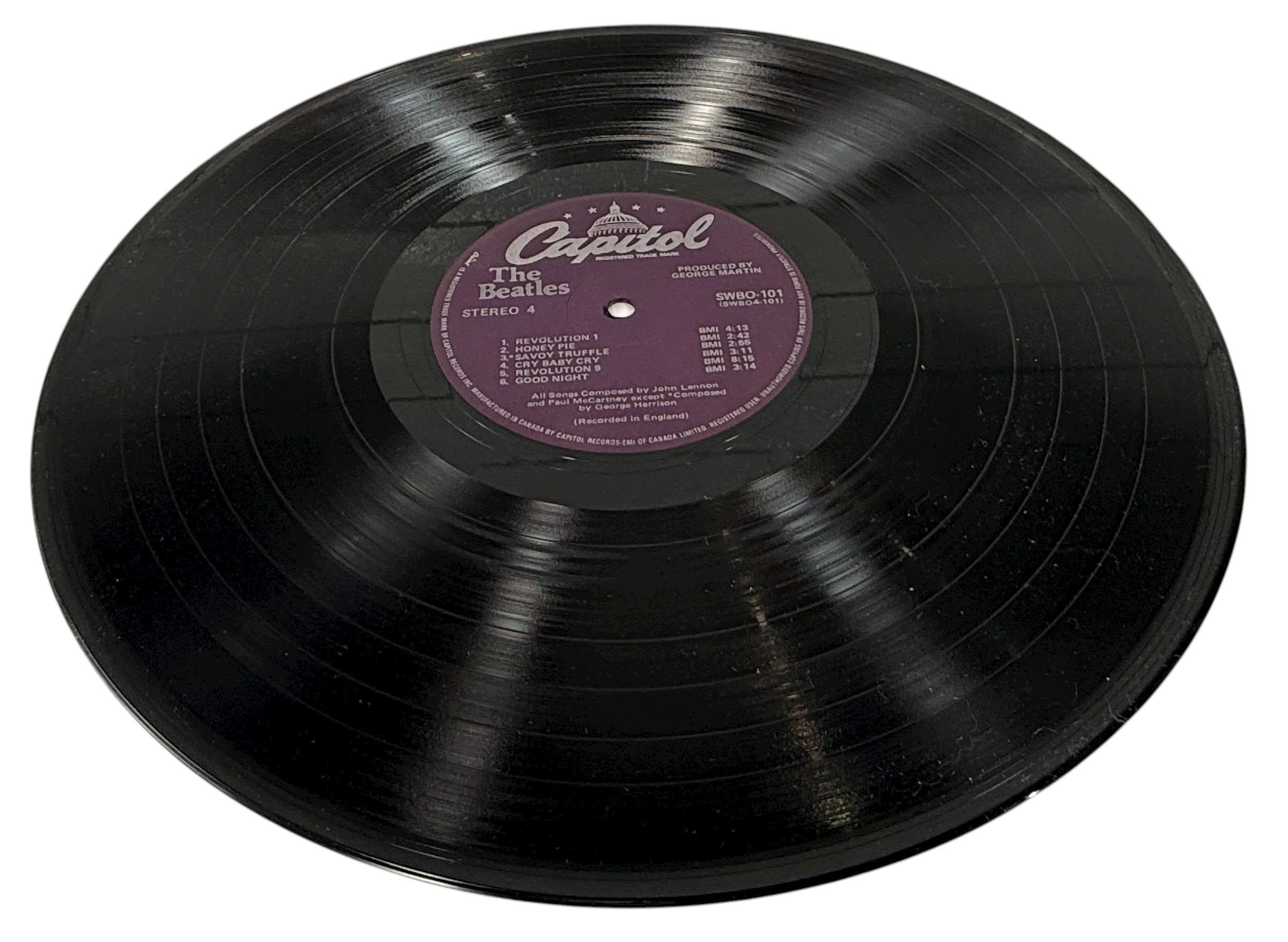 The Beatles – White Album 2×LP Complete Set – Canadian Capitol Pressing SWBO-101, Cover: G , Albums, NM.