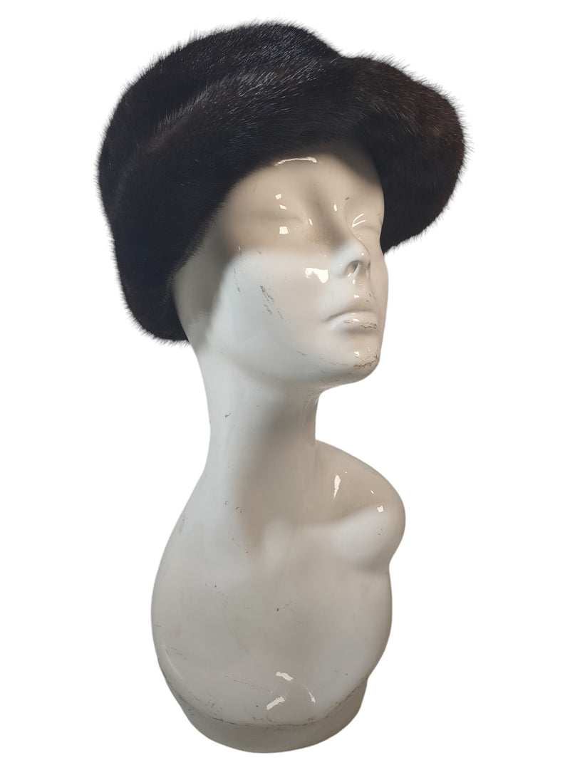 Chapeau en vison véritable « Stella Creations » - Vintage-