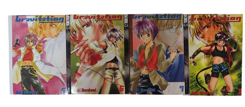 Complete Set of Books 'Gravitation' Manga - Vol .1 - 12