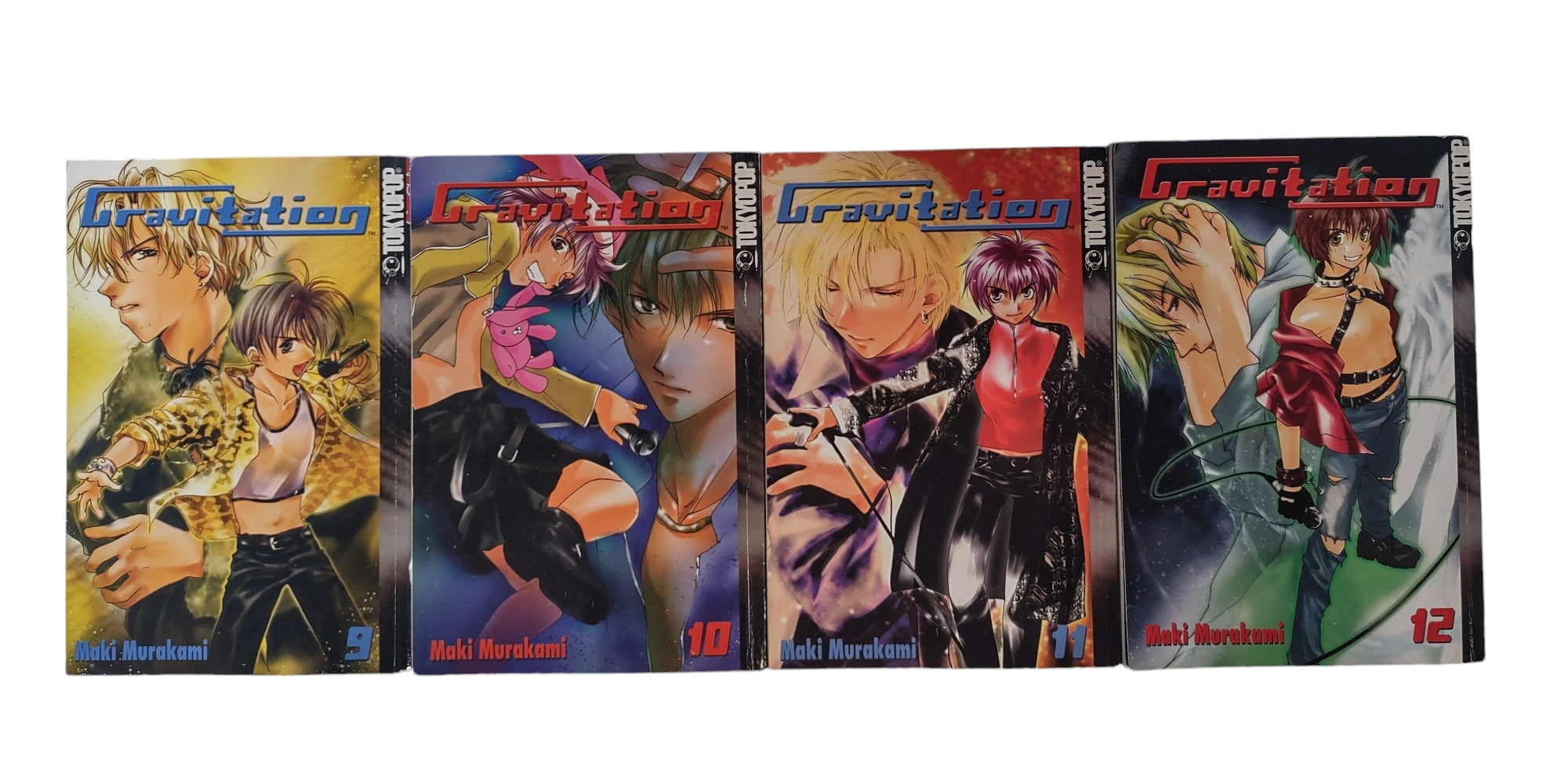 Complete Set of Books 'Gravitation' Manga - Vol .1 - 12