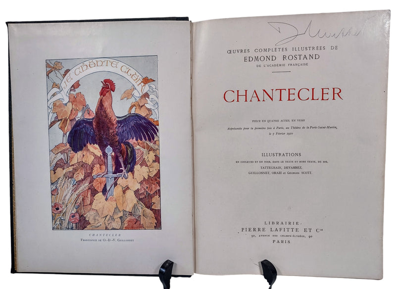 Chantecler by Edmond Rostand, published by Pierre Lafitte