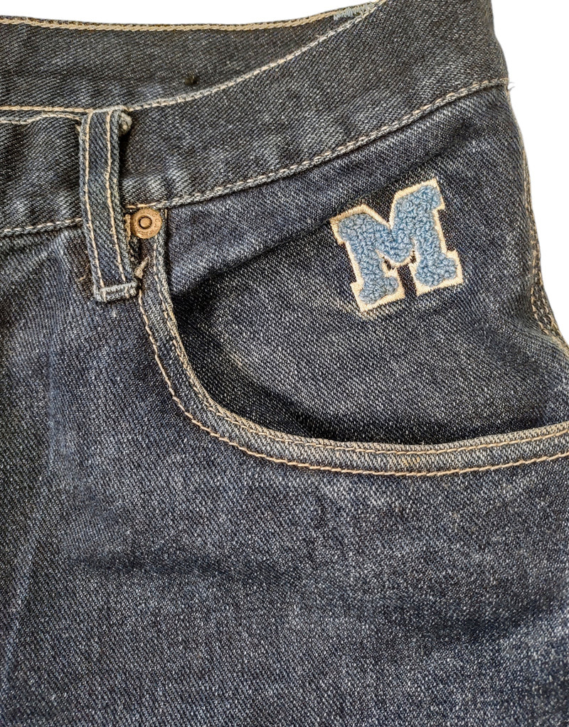 Jean Mecca vintage années 90 - Brodé - 36/34