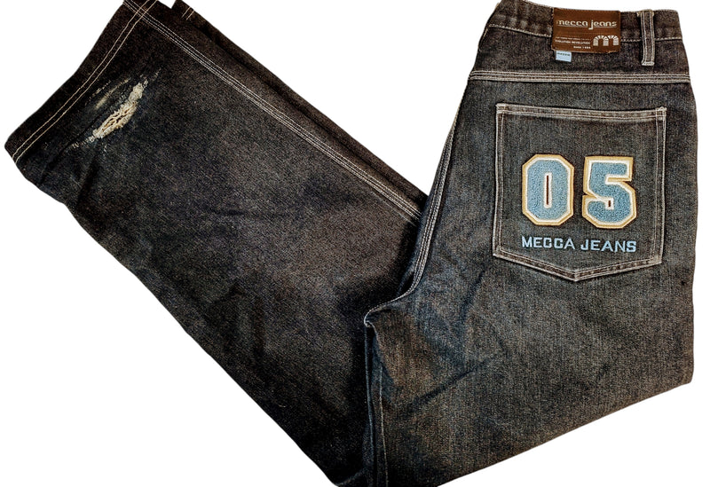 Vintage  90s Mecca Jeans - Embroidered - 36 /34